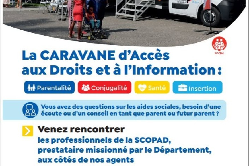 La caravane d'accès aux droits revient à Sainte-Marie
